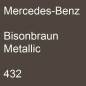 Preview: Mercedes-Benz, Bisonbraun Metallic, 432.